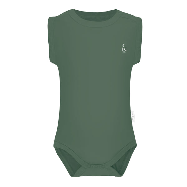 Premium Bamboo Sleeveless Baby Onesie