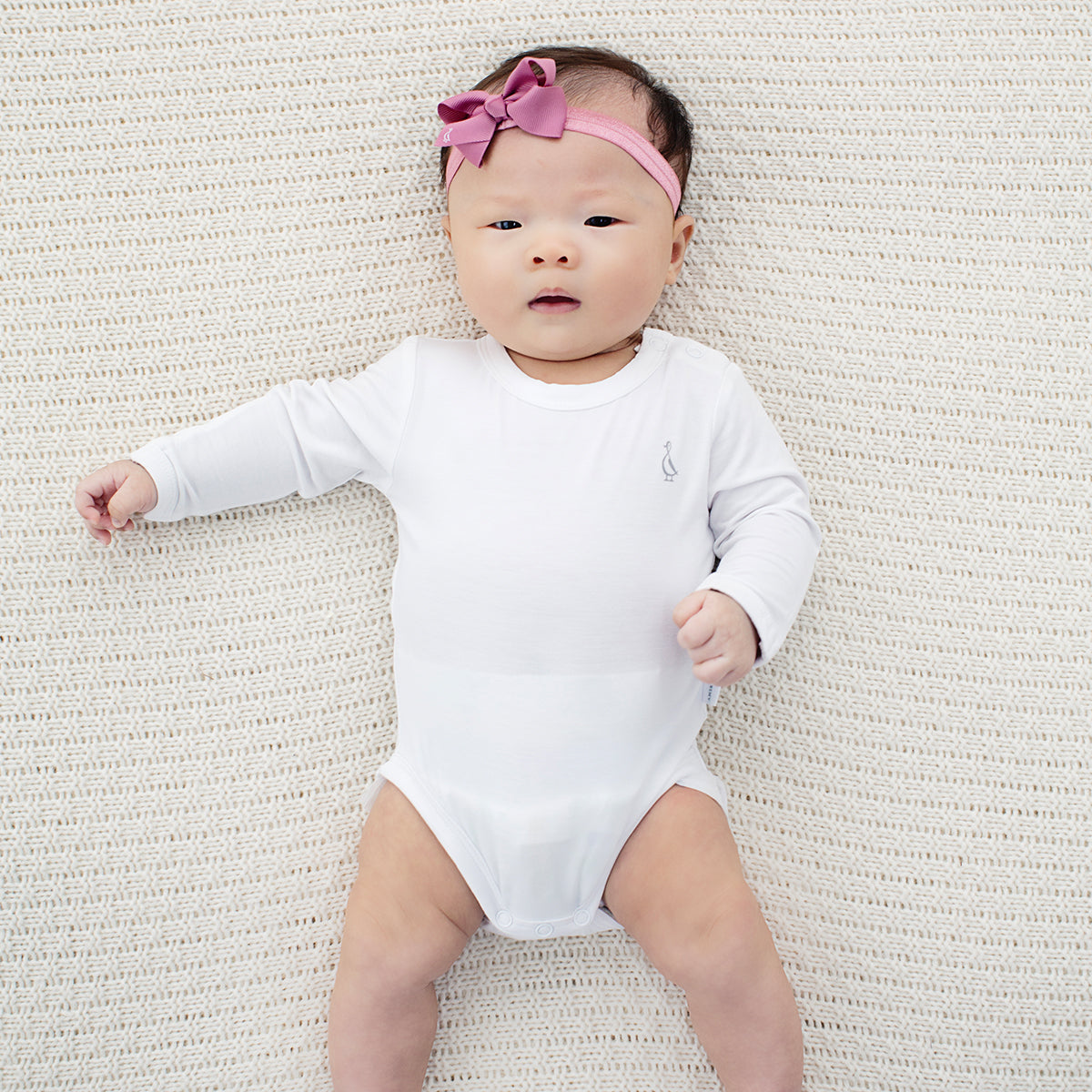 Premium Bamboo Long Sleeve Baby Onesie