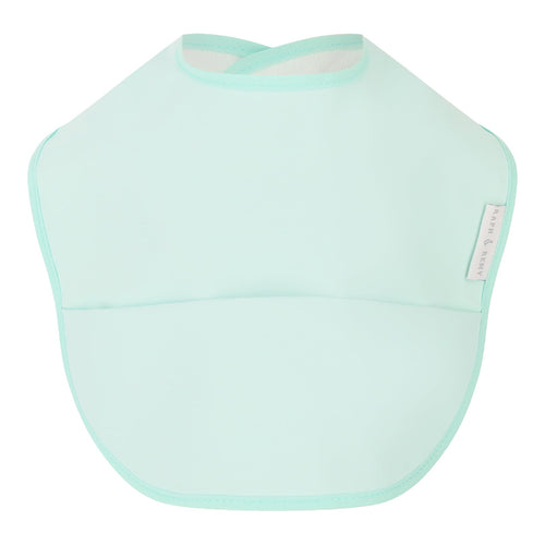 Elegant mint waterproof bib for babies by RAPH&REMY®