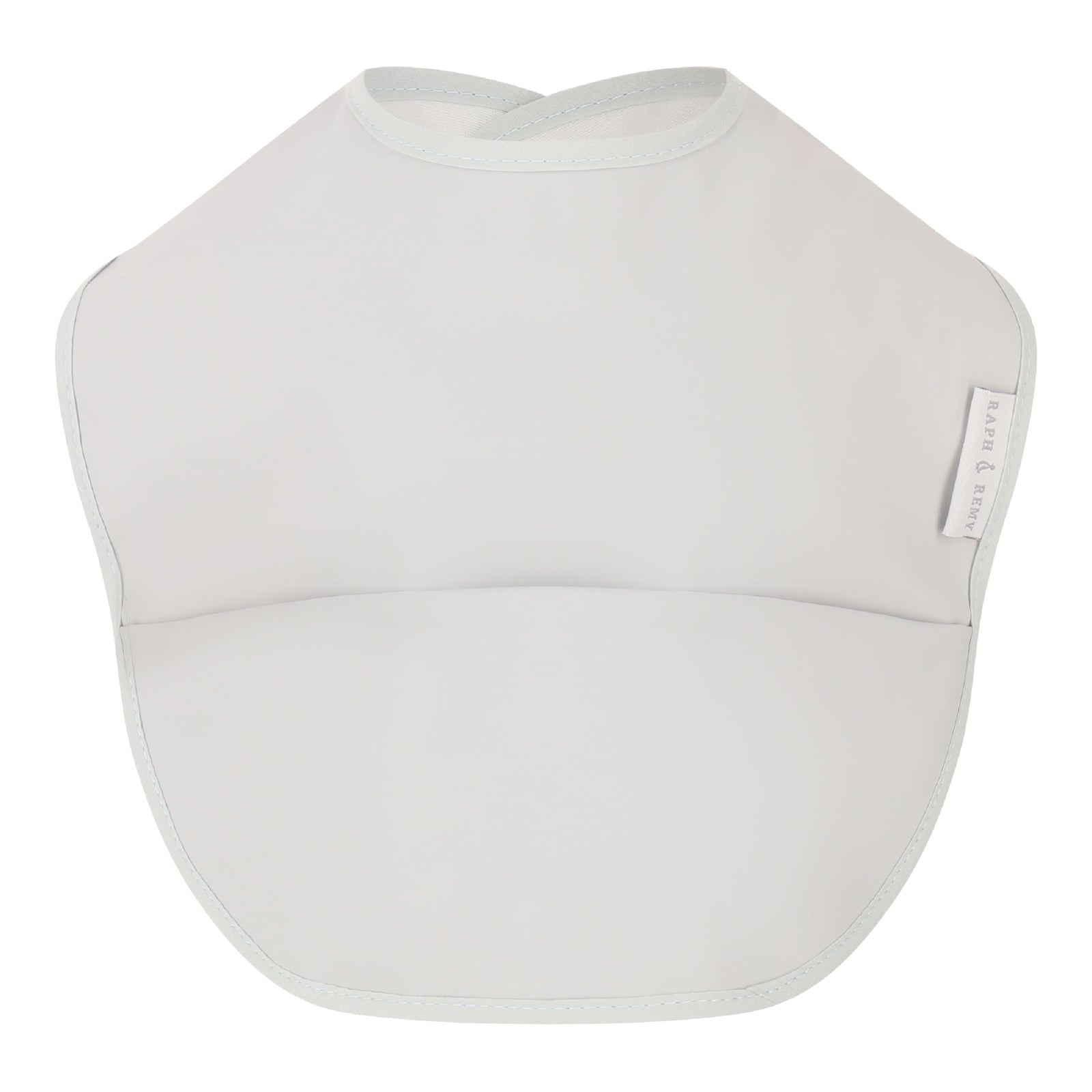 Soft and absorbent RAPH&REMY® Premium Waterproof Bib in grey color