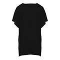 Cali - Oversized Bamboo Hidden Pocket T-Shirt Dress - Black