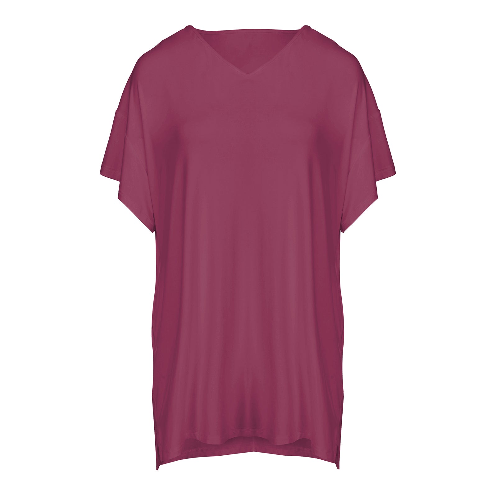 Cali - Oversized Bamboo Hidden Pocket T-Shirt Dress