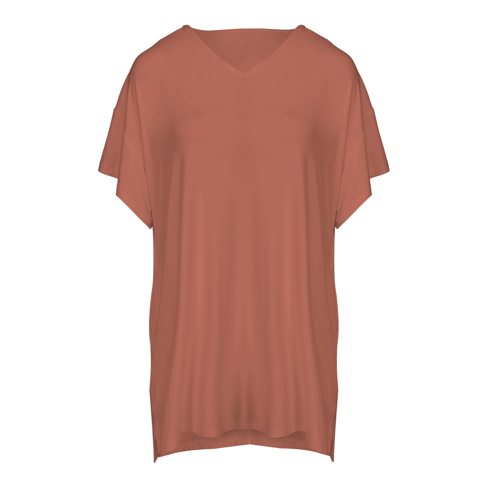 Cali - Oversized Bamboo Hidden Pocket T-Shirt Dress