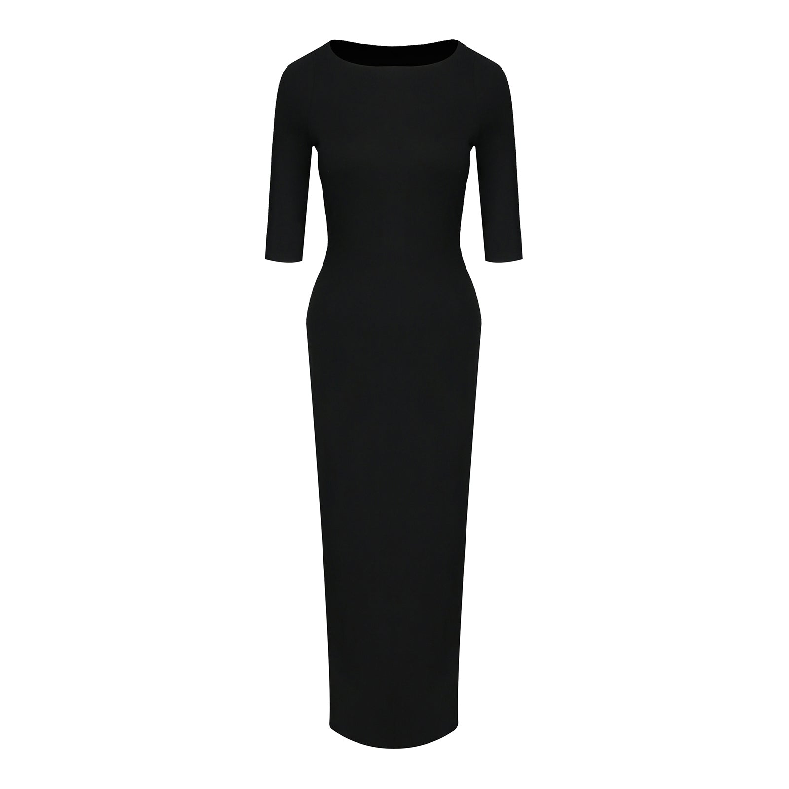 Valentina - Long Sleeve Bamboo Bodycon Maxi Dress