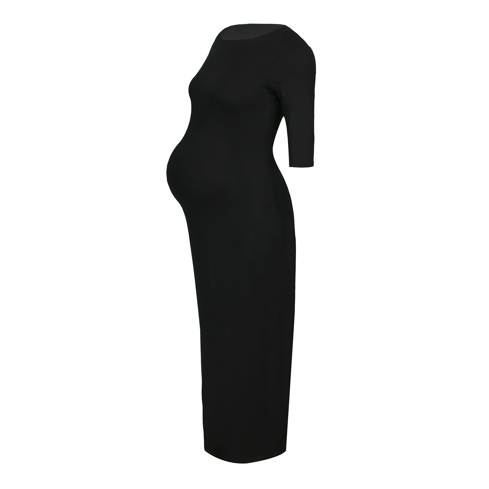 Valentina - Long Sleeve Bamboo Bodycon Maxi Dress