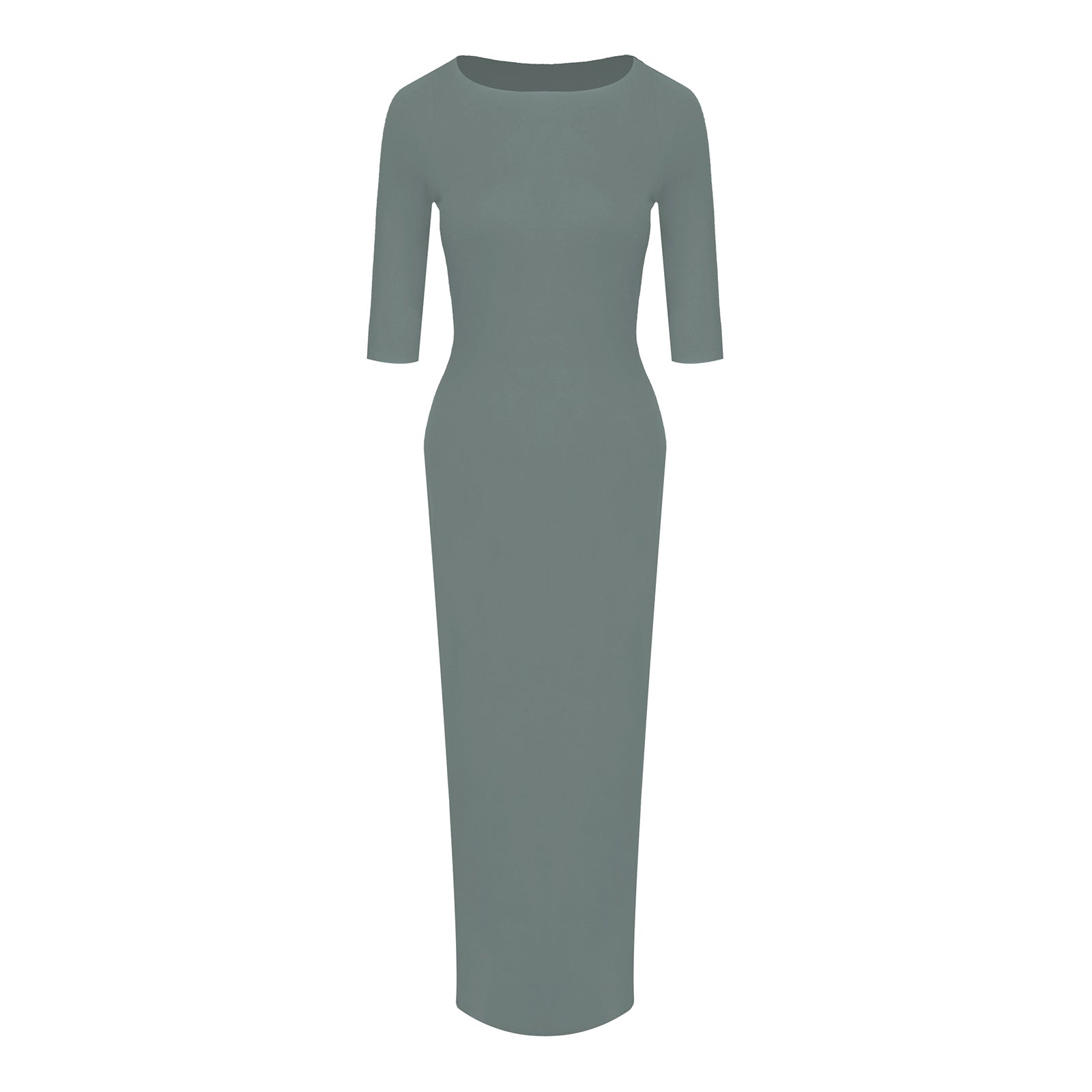 Valentina - Long Sleeve Bamboo Bodycon Maxi Dress