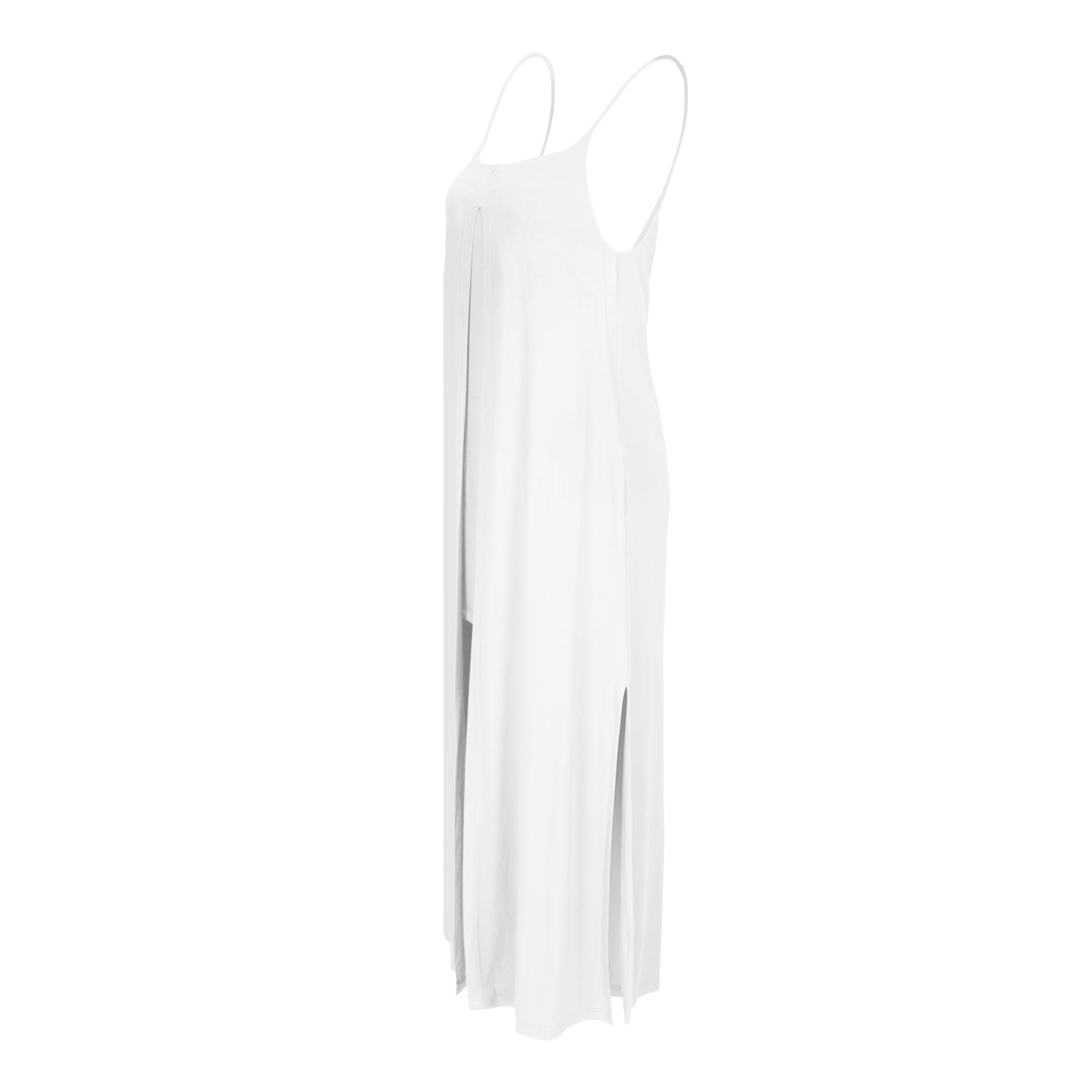 Gigi - Layered Bamboo Cami Low Back Maxi Dress