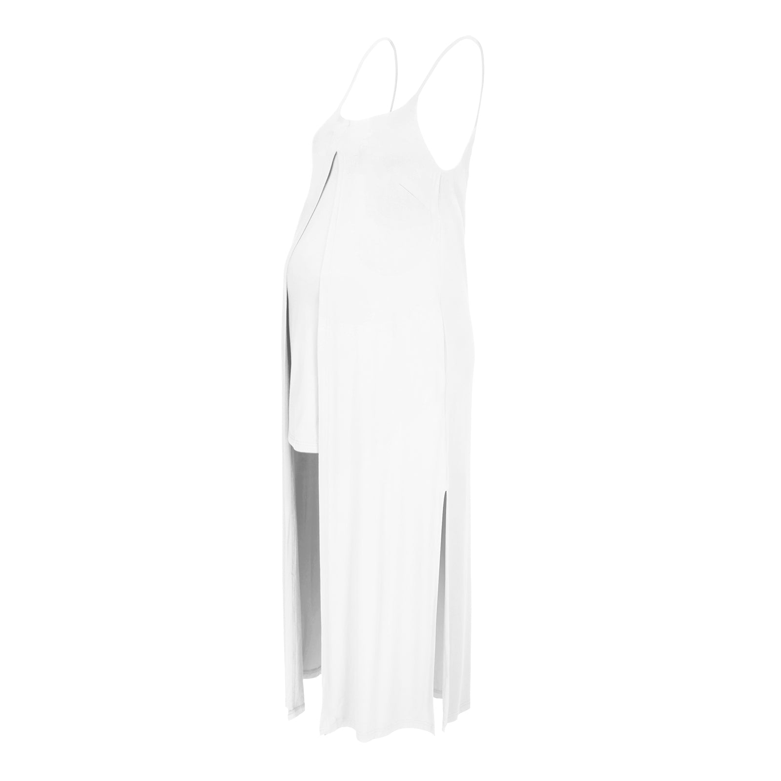 Gigi - Layered Bamboo Cami Low Back Maxi Dress