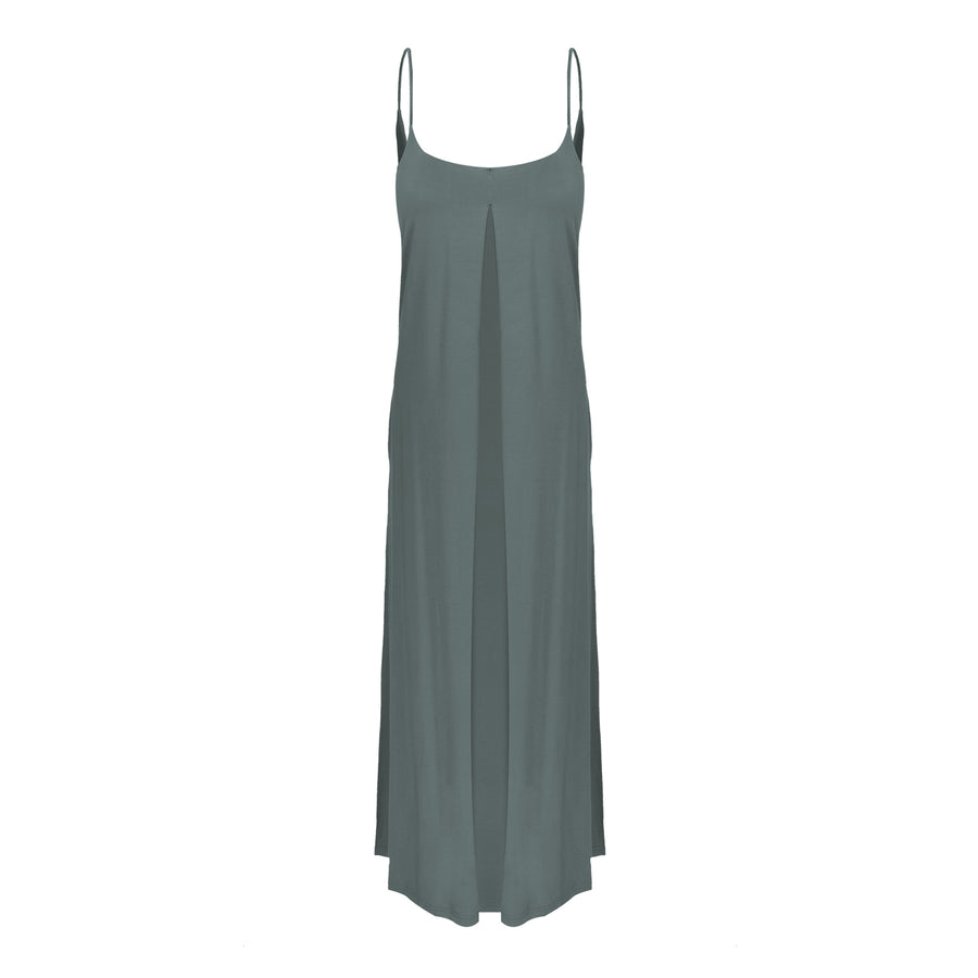 Ari maxi dress in Providence Blue - Front view