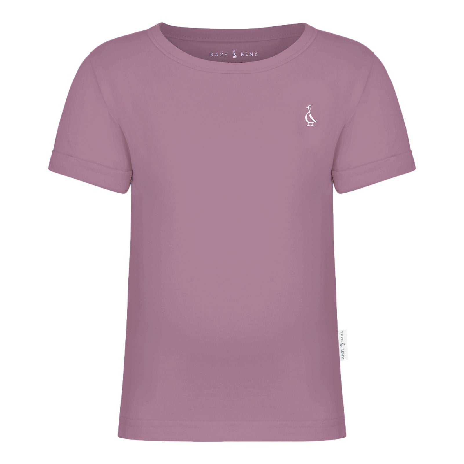 Soft Premium Bamboo Baby T-Shirt by RAPH&REMY® in Mauve.