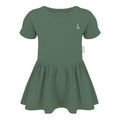 Premium Bamboo Baby Onesie Dress - Army Green