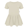 Sunset Premium Bamboo Baby Onesie Dress - Beige