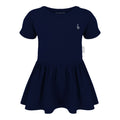 Premium Bamboo Baby Onesie Dress - Navy Blue