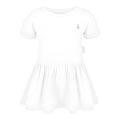 Premium Bamboo Baby Onesie Dress - White