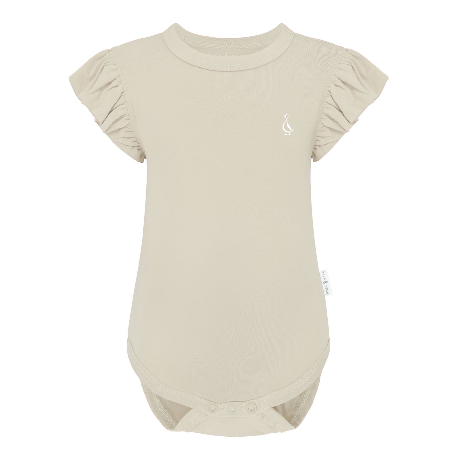 Premium Bamboo Frill Sleeve Baby Onesie
