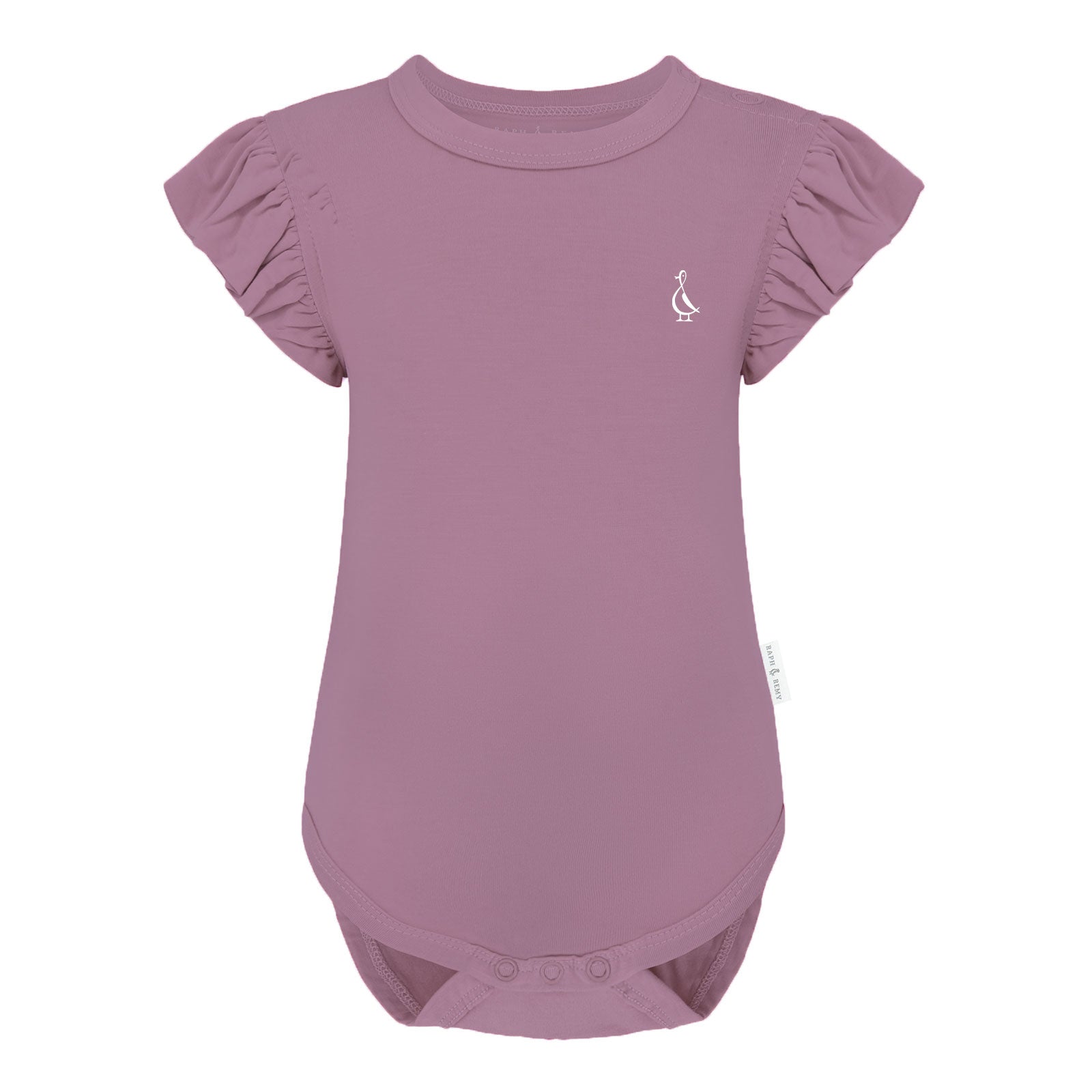 Premium Bamboo Frill Sleeve Baby Onesie