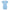 Premium Bamboo Frill Sleeve Baby Onesie - Sky Blue