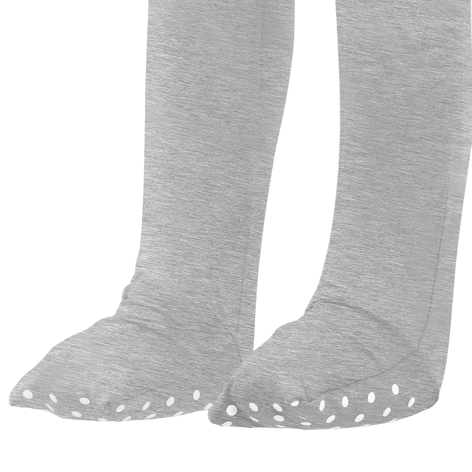Closer look of Premium Bamboo Baby Leggings by RAPH&REMY® in grey color