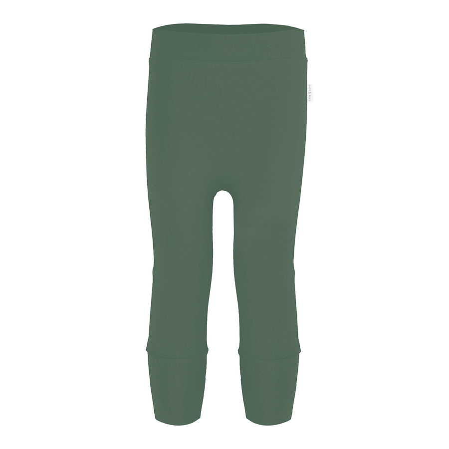 Premium Bamboo Baby Leggings by RAPH&REMY® in army green.