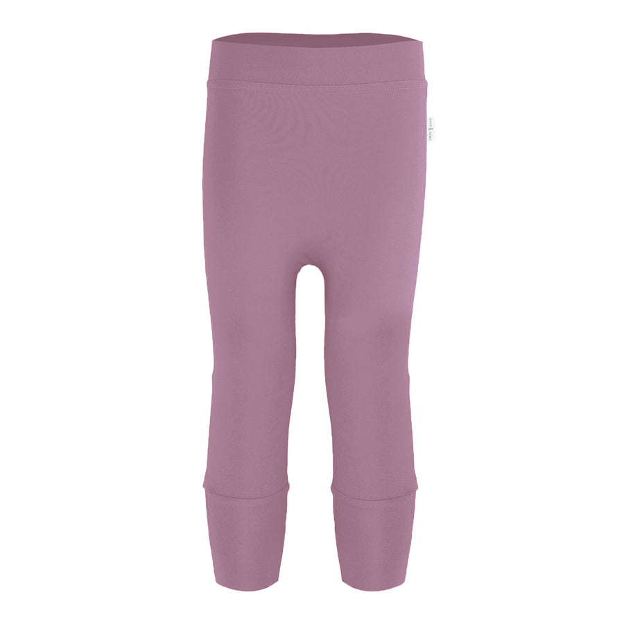 Premium Bamboo Baby Leggings by RAPH&REMY® in mauve.