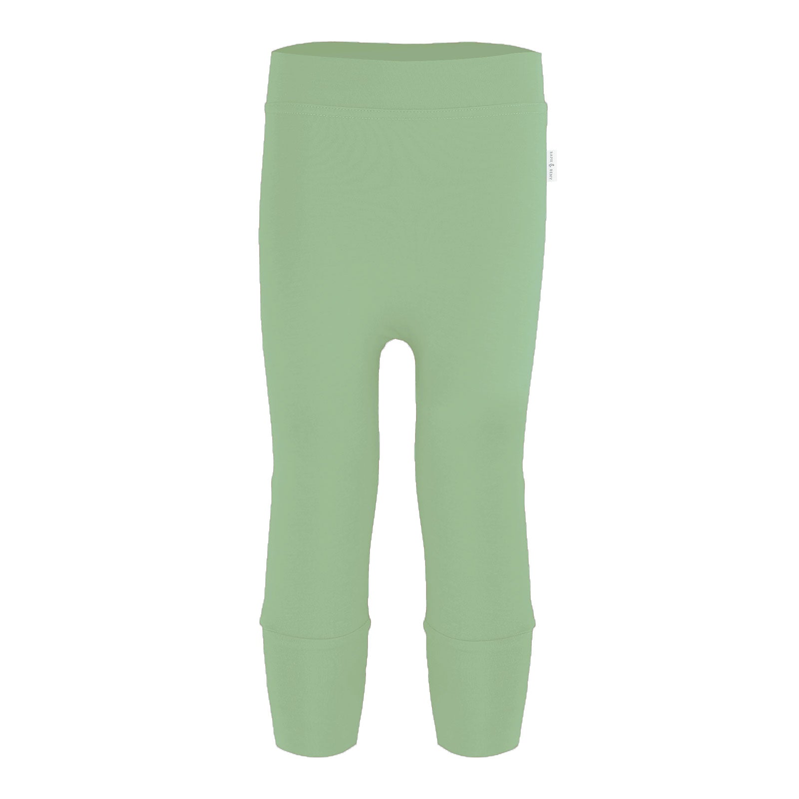 Premium Bamboo Baby Leggings by RAPH&REMY® in pistachio green.