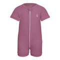 Premium Bamboo Baby Zippie (Short) - Mauve