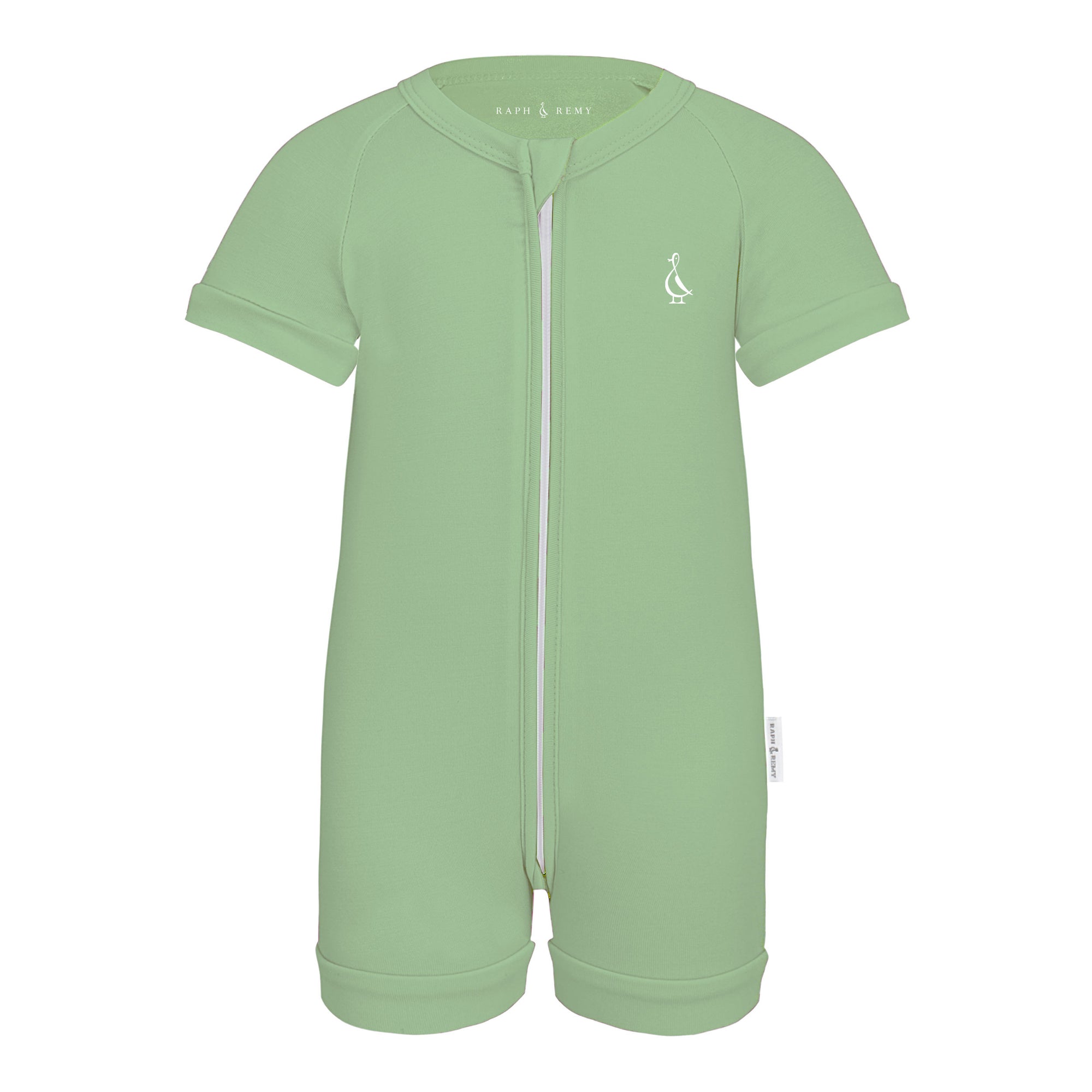 Premium Bamboo Baby Zippie (Short)