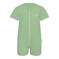 Sunset Premium Bamboo Baby Zippie (Short) - Pistachio Green