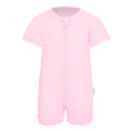 Premium Bamboo Baby Zippie (Short) - Sakura Pink