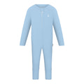 Premium Bamboo Baby Zippie (Long) - Sky Blue