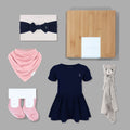Bamboo Blossom Starter Set - Navy Blue