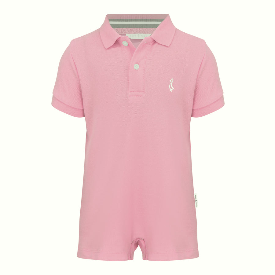 RAPH&REMY Collared Romper in Sakura Pink: the birthday outfit from the 1st Birthday Box, Singapore