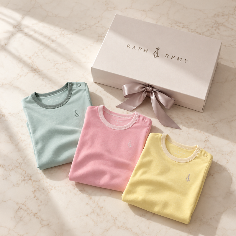 Colour Pop Onesie Gift Box - Pink, Mint & Yellow