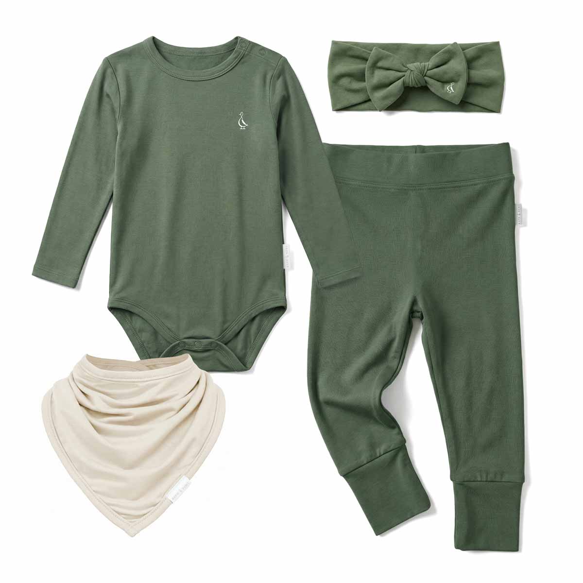 Premium Bamboo Everyday Comfort Set with Headband