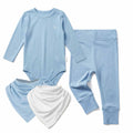 Premium Bamboo Everyday Comfort Set with Bibs by RAPH&REMY in Sky Blue