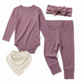 Premium Bamboo Everyday Comfort Set with Headband by RAPH&REMY in Mauve