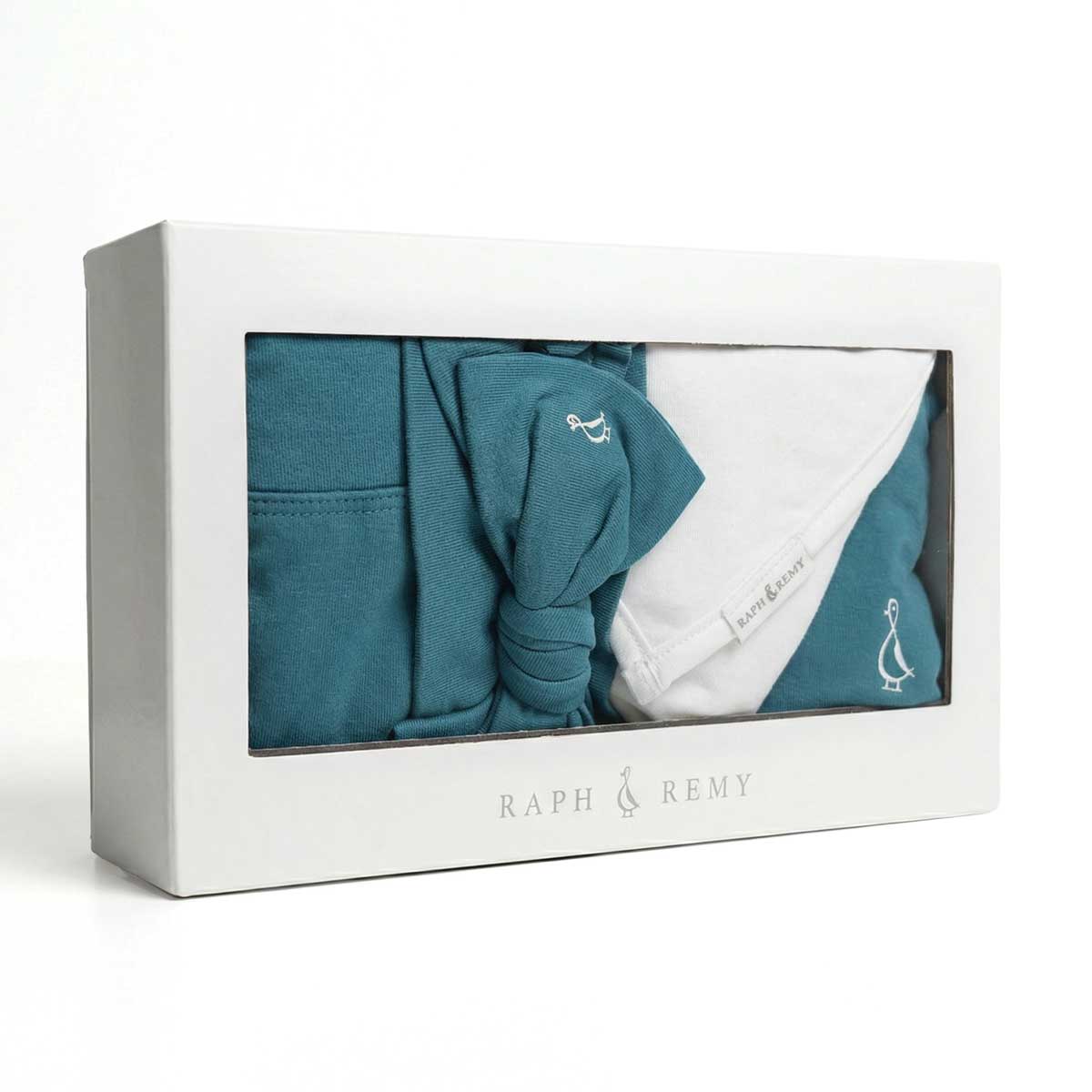 RAPH&REMY bamboo baby comfort set with headband product shot