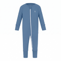 Premium Bamboo Baby Long Zippie - Limited Edition Bedtime Blue - Bedtime Blue