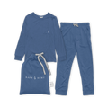 Premium Bamboo Kids Pyjamas & Loungewear Sets | 2-5 years Limited Edition Bedtime Blue - Bedtime Blue