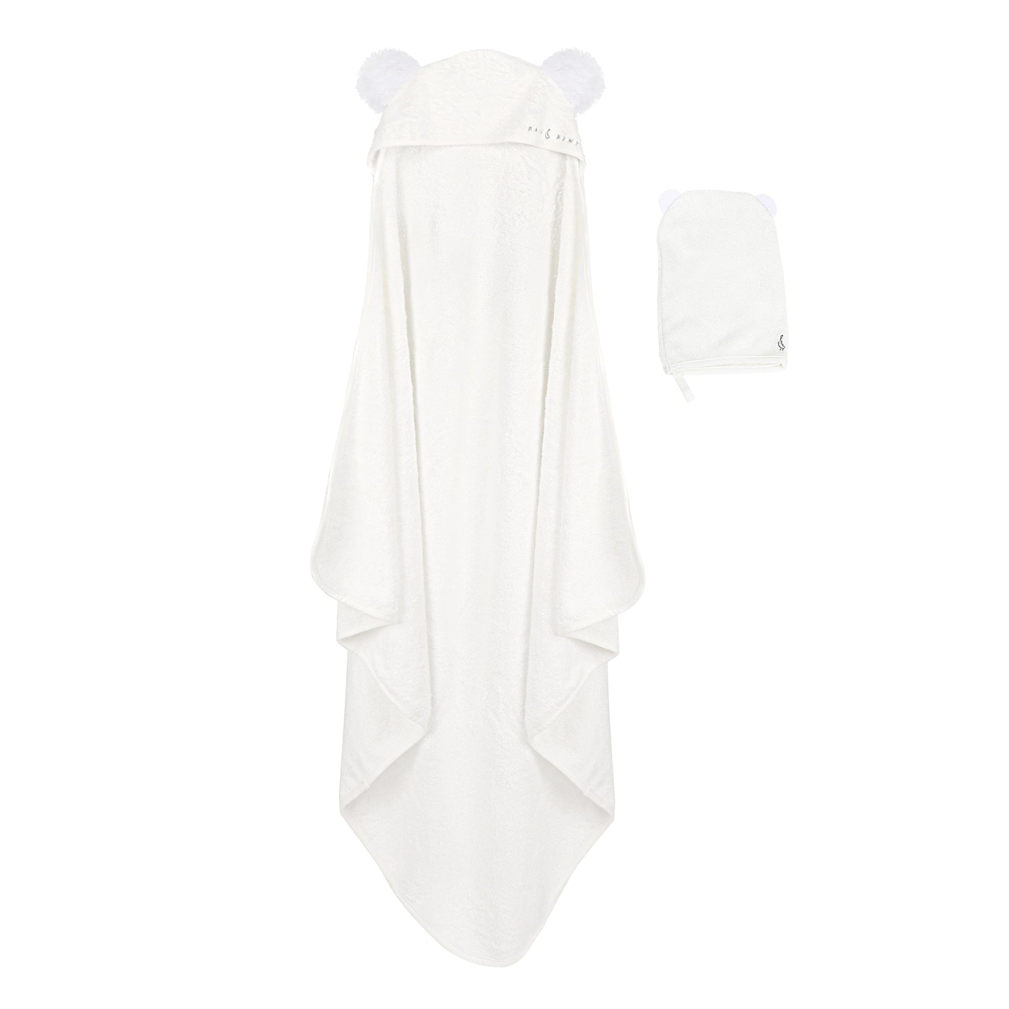 Organic Bamboo Baby Towel & Mitt
