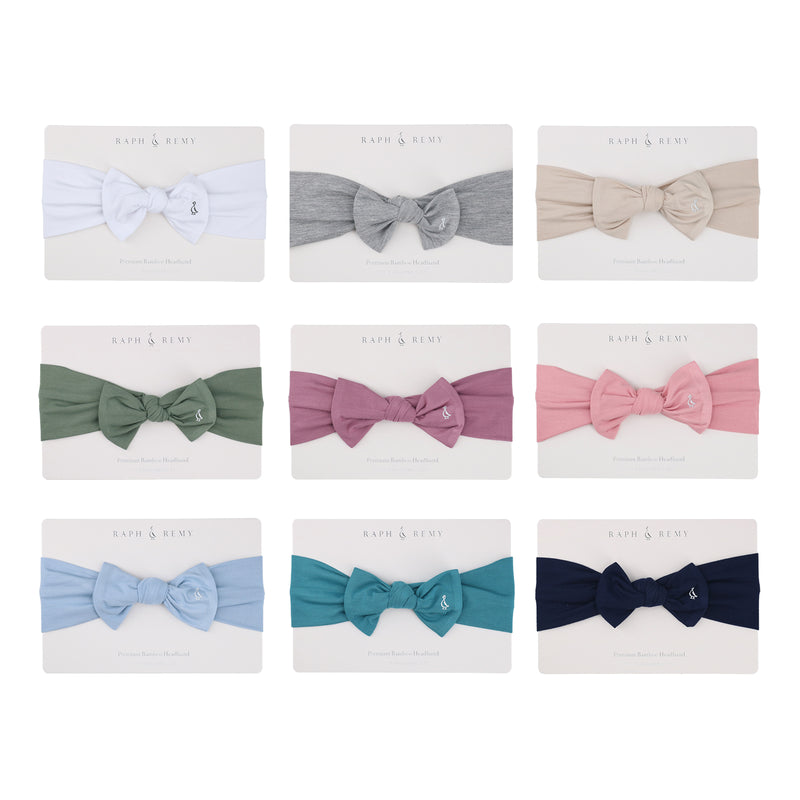RAPH&REMY® baby bow headband for everyday wear