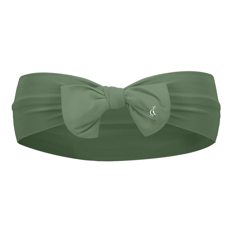 RAPH&REMY® bamboo bow headband in army green