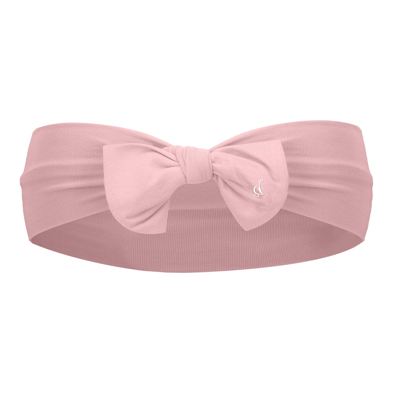Premium Bamboo Bow Headbands - Dusty Pink