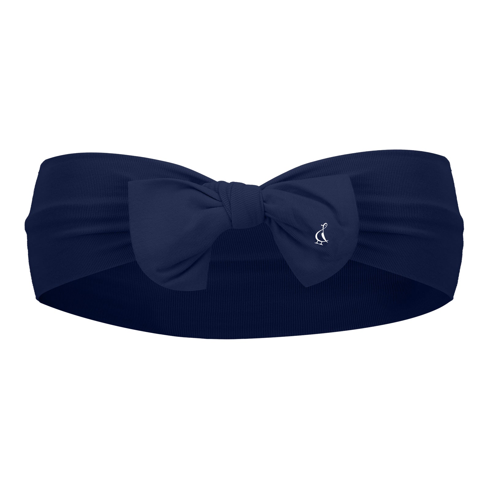 RAPH&REMY® bamboo bow headband in navy blue 