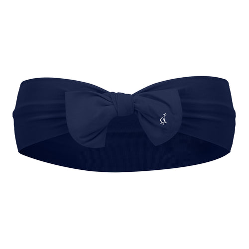 RAPH&REMY® bamboo bow headband in navy blue 