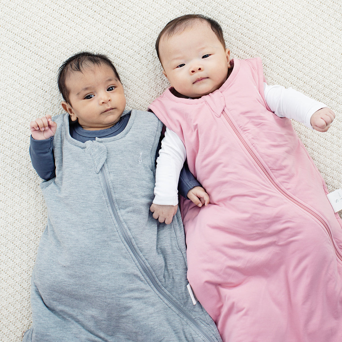 Comfortable Bamboo Long Sleeve Baby Onesie by RAPH&REMY® with a smooth texture.