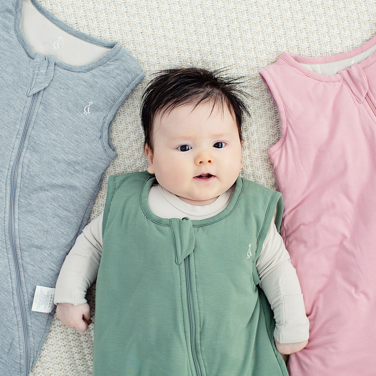 Adorable Bamboo Long Sleeve Baby Onesie with long-lasting comfort.