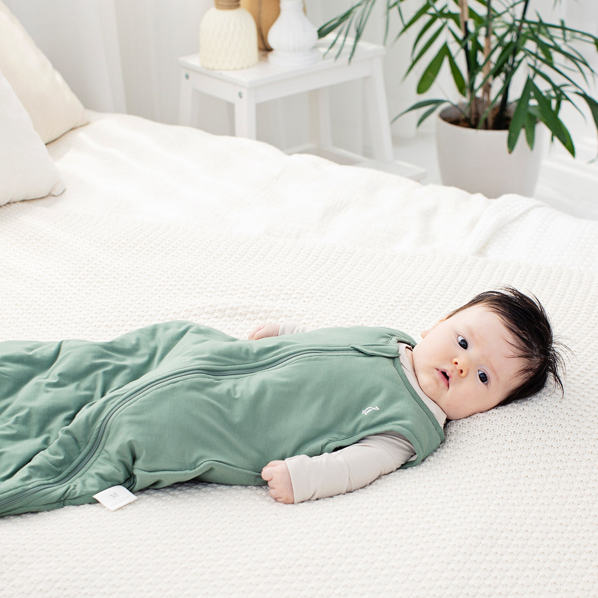Ultra-comfortable Bamboo Long Sleeve Baby Onesie for baby wear.