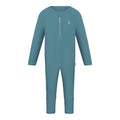 Sunset Premium Bamboo Baby Zippie (Long) - Agean Teal
