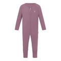 Premium Bamboo Baby Zippie (Long) - Mauve